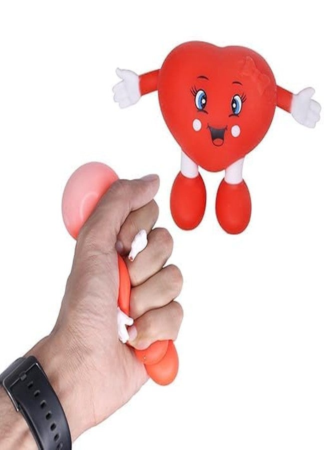 إيكان لعبة إيكان على شكل قلب إسفنجية للأطفال والكبار، لعبة لتخفيف التوتر وهدية للمناسبات الخاصة (مجموعة من قطعتين) - Image 3